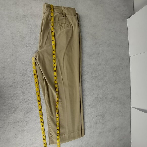 Talbots Womens Petite Tan Cotton Stretch Capris Pants Size 10P - Picture 8 of 11
